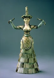Replica of a Snake Goddess Figurine, c.1600 BC